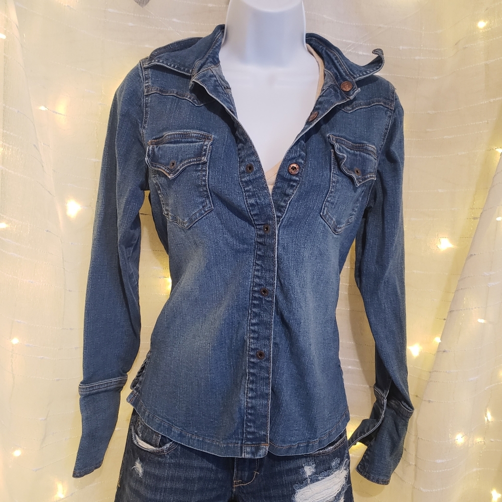 Vintage Blue Asphalt jean jacket